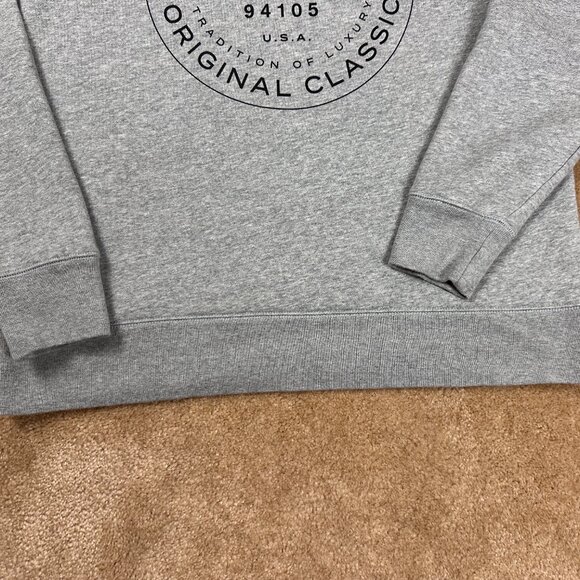 Banana Republic Original Classic Men's Crewneck Sweatshirt Size Large Gray NWOT - Picture 2 of 7